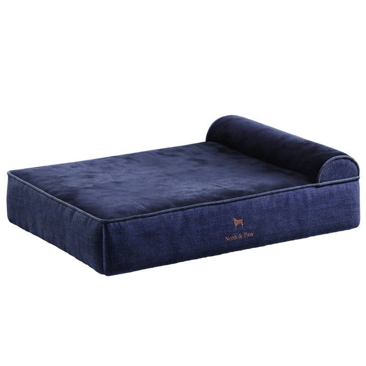 Noah and paw – wholesale Pet bed – Cat/dog – Denim Orthopedic Pet Bed, Memory Foam, Infused with Cooling Gel - Classic