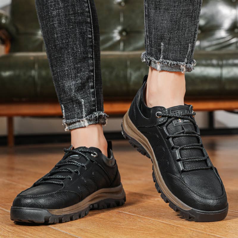 Calseosvic - Vente Baskets de sport – homme - Chaussures de sécurité anti-chute et anti-coups de couteau pour hommes4