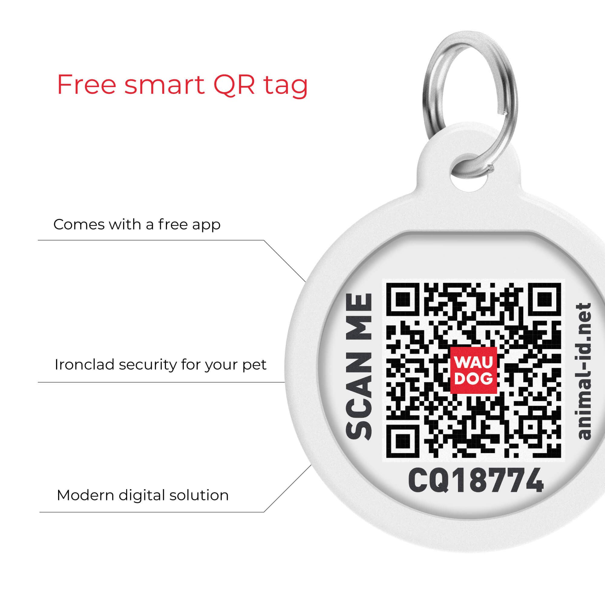 WAUDOG - Wholesale Pet Collar - Dog - Glamour Reinforced Rolled Leather Collar With Metal Clasp13