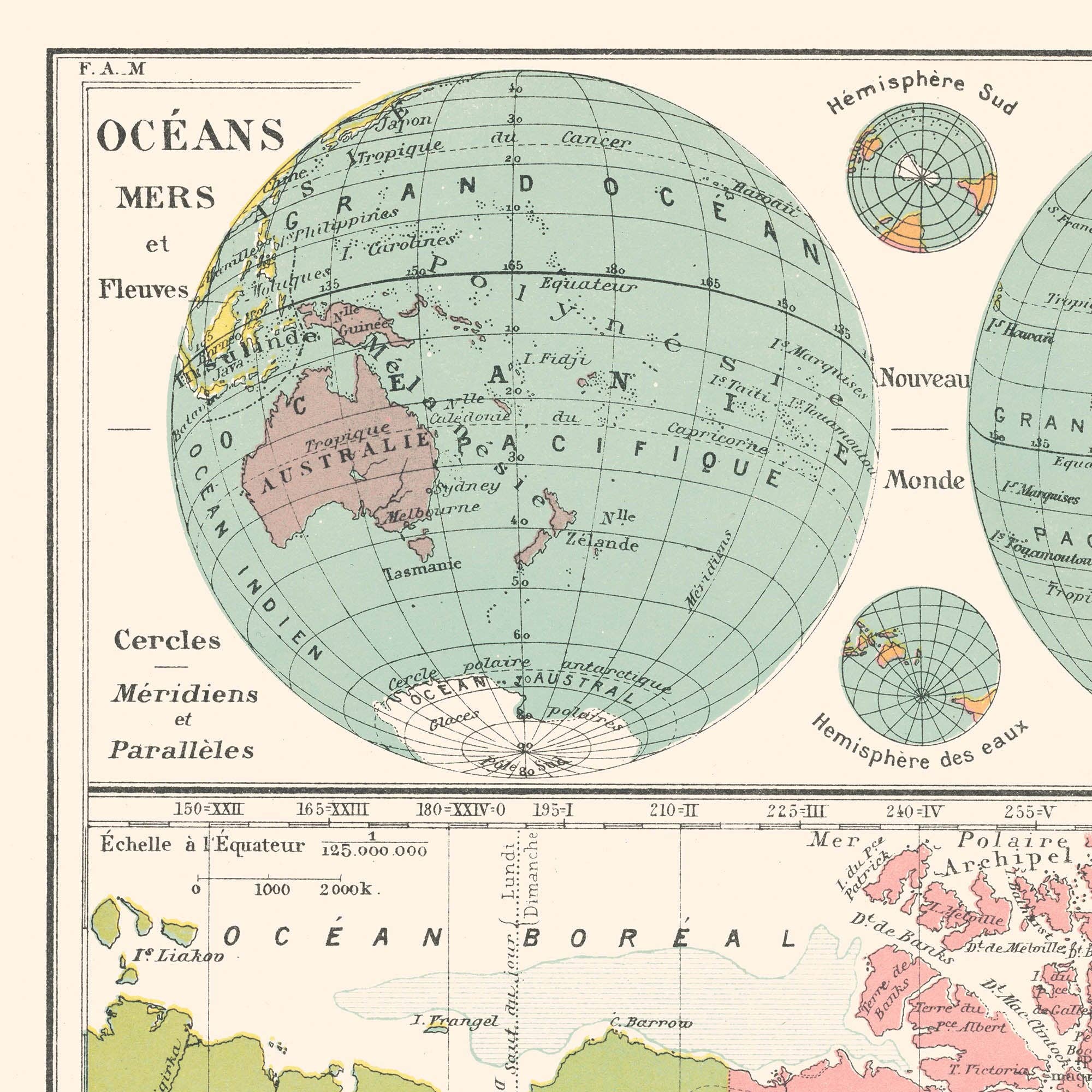 Aster Edition - Wholesale Poster - Poster: Map - The Terrestrial Sphere4