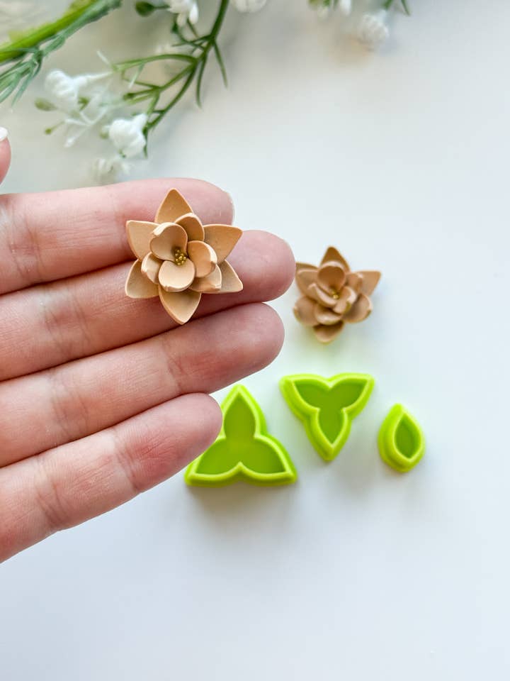 Bloemenbouwer #6 Polymeer Klei Snijset PCC1630 voor wholesale door Tera Clay