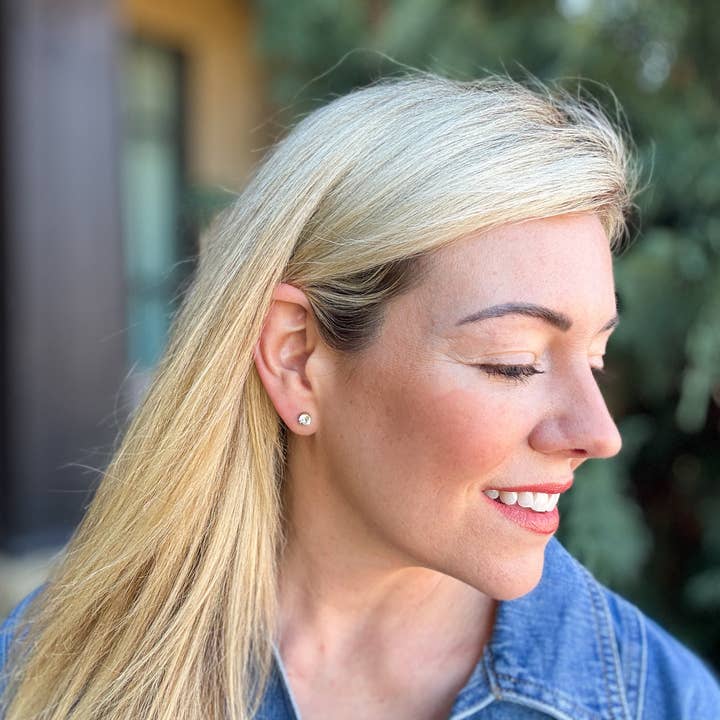 Taylor Elliott Designs - Wholesale Knopjes/oorstekers - Maren Bezel Oorbellen Medium - Min. 2 (E-43)5