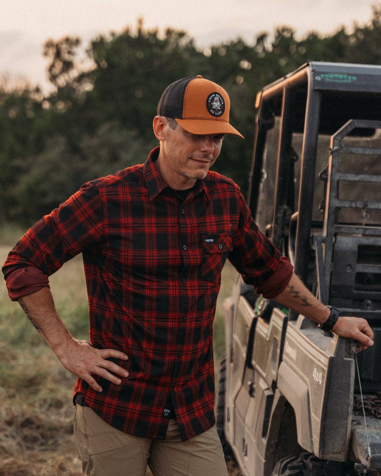 Yee Yee - Wholesale Button Down Shirt - Men's - Stretch Flannel3