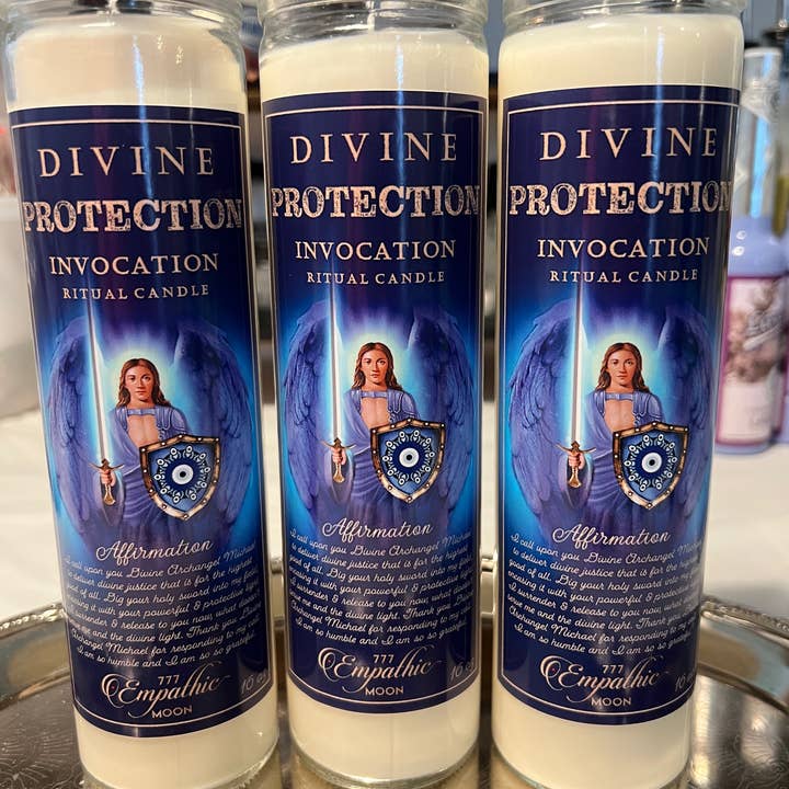 Empathic Moon 777 - Wholesale Votive Candle - Divine Protection Archangel Michael Ritual Candle | 16 Oz.4