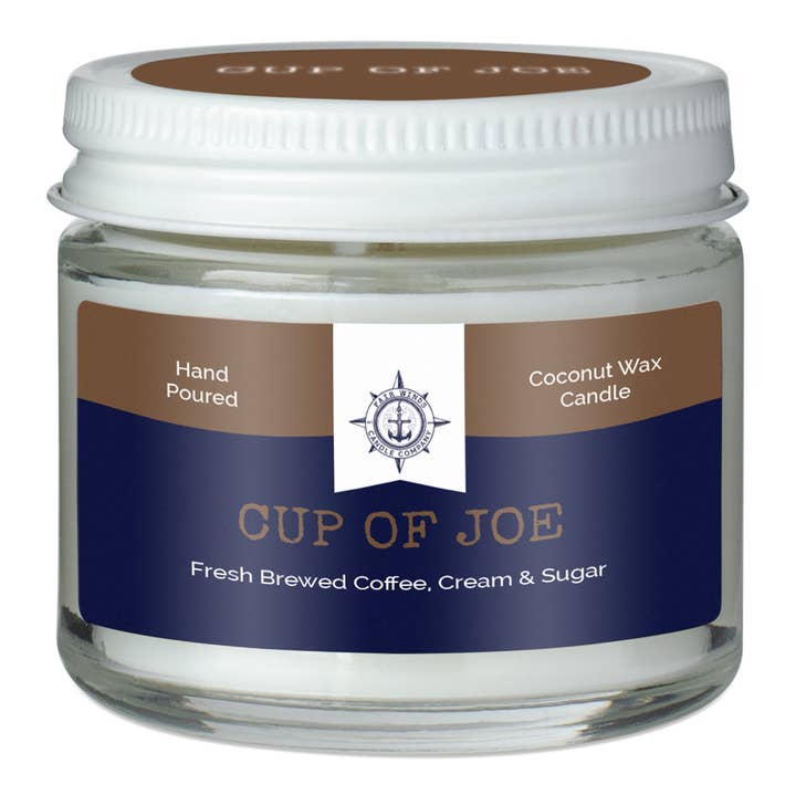 Fair Winds Candle Company - Wholesale Jar/Filled Candle - CUP OF JOE mini candle