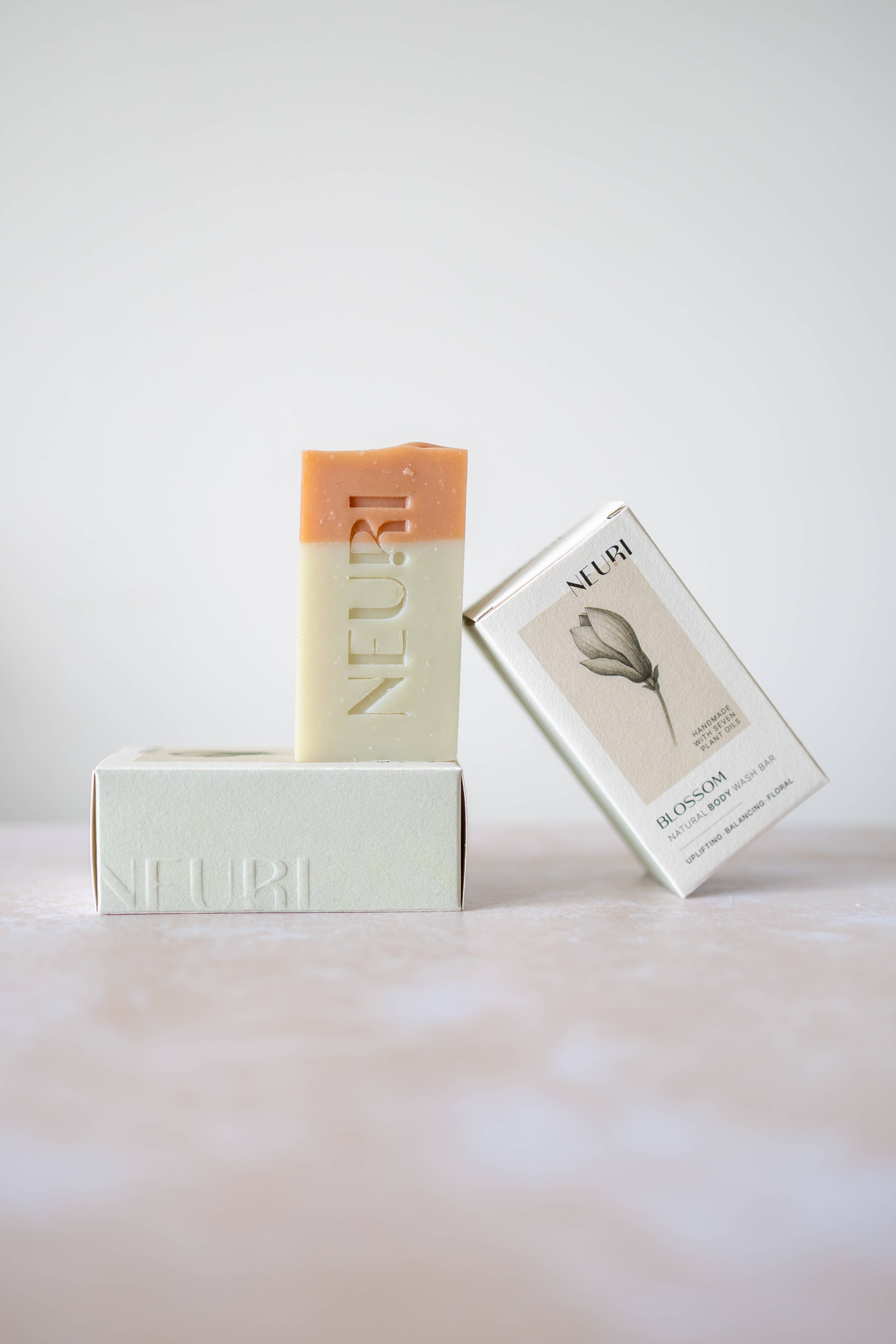 Neuri – wholesale Bar Soap – BLOSSOM Luxury BODY Wash Bar – Uplifting/Balancing/Floral2