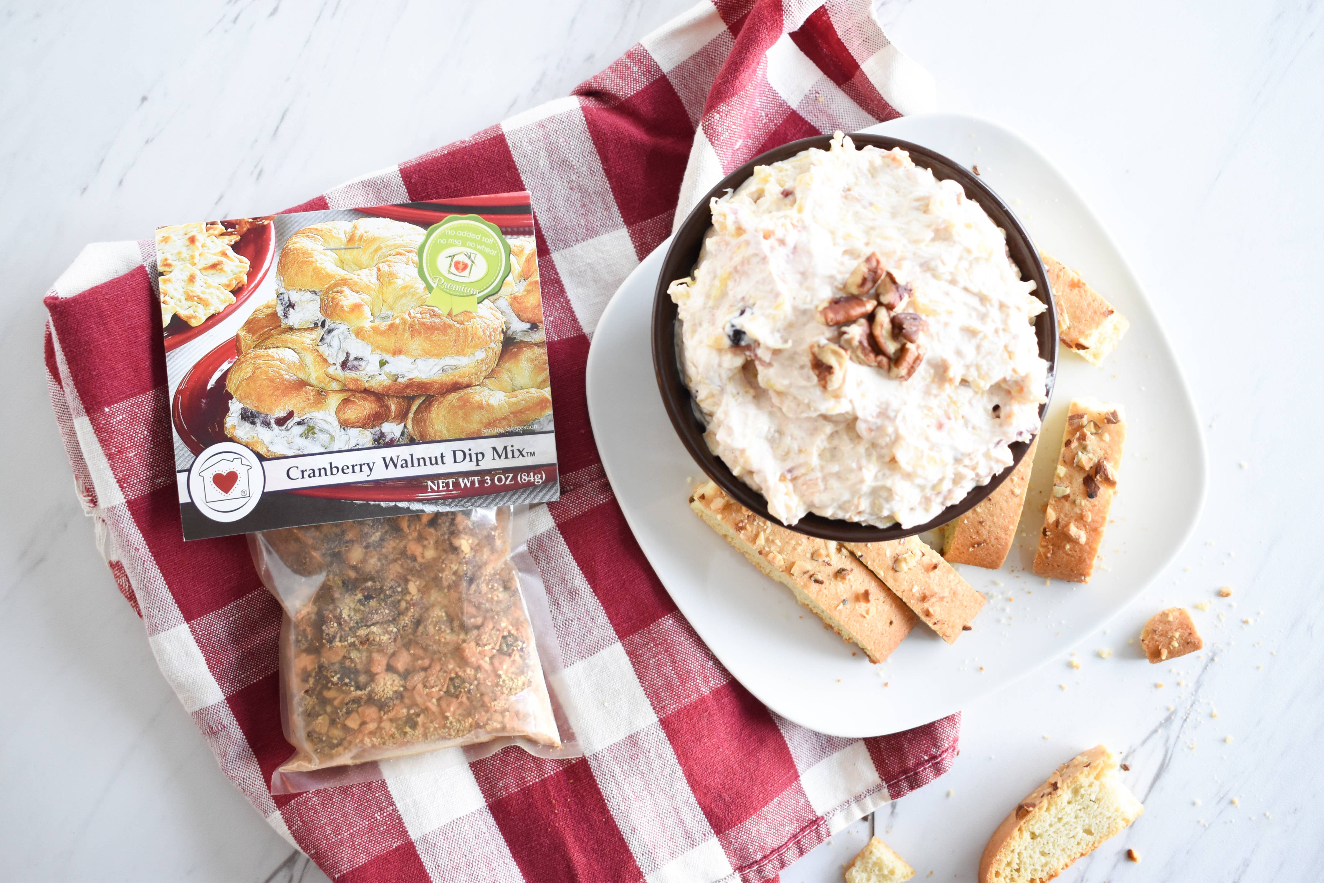 Country Home Creations - Wholesale Dip - Cranberry Walnut Dip Mix2