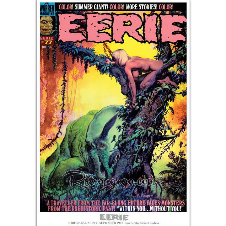 Retro-a-go-go! - Wholesale Poster - Eerie Magazine Cover No. 77 Poster Print