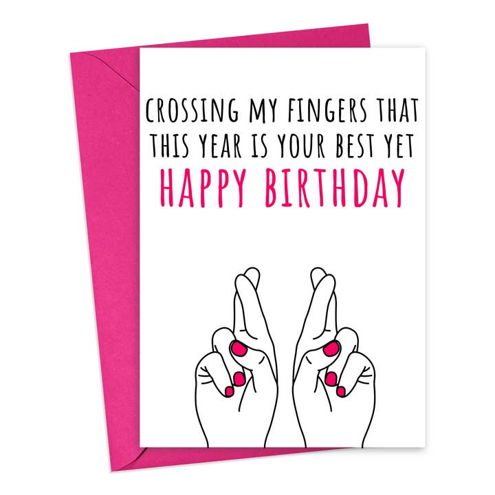 Funny Birthday Cards Bday Birthday Greeting Cards for Women for wholesale by R is for Robo