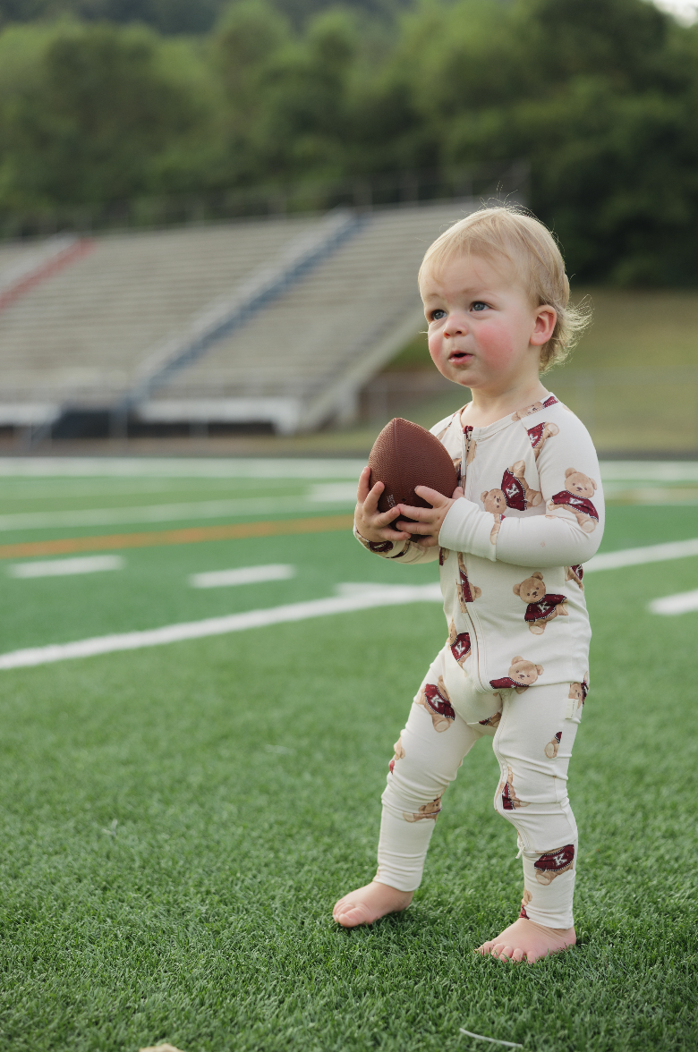 Lil Krew &amp; Co - Wholesale Slaappak - Baby - Vintage Teddy Bamboe Rits Pyjama&#x27;s11