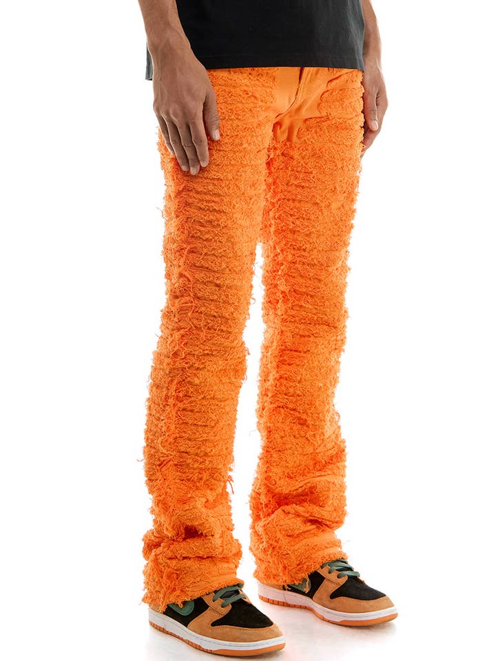 KDNK - Wholesale Pants - Men's - DISTRESSED SKINNY FLARE PANTS