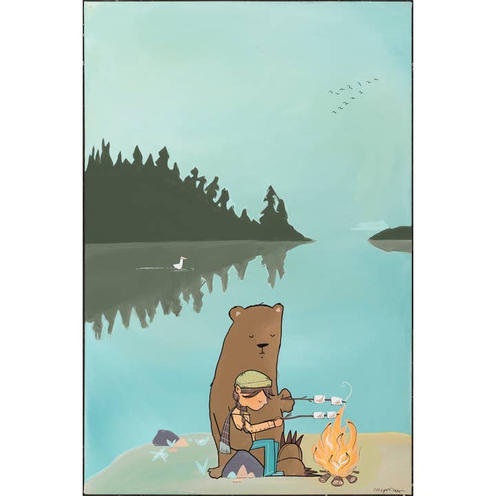 Fine Art Print - S'mores (Design 16) for wholesale by Megan Marie Myers Art