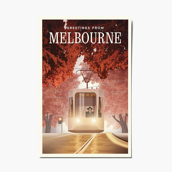 Postkort - 109 Sporvogn for engroshandel hos Zetta Florence