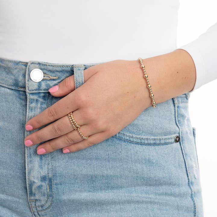 Tatiana M Designs - Wholesale Beaded Bracelet - AVA Pattern Bracelet (Gold/SS/Mixed)2