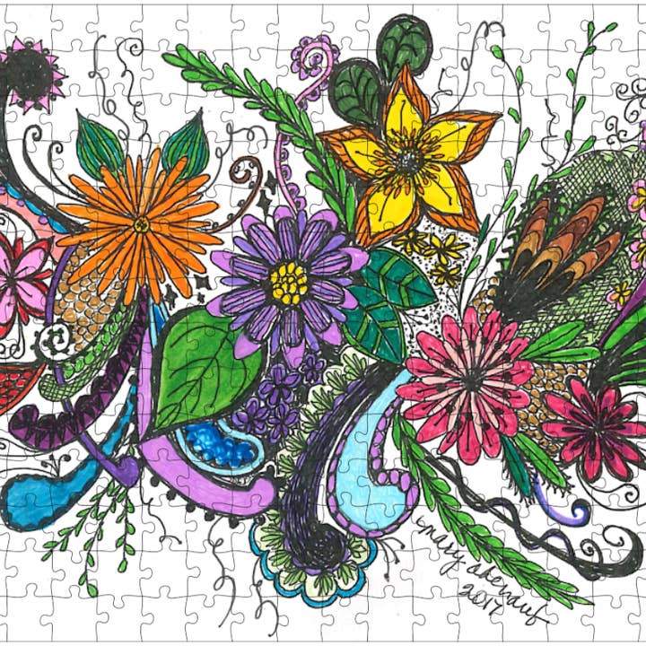 Puzzles de Flores Festivas para venta al por mayor de Mary O's Imagination