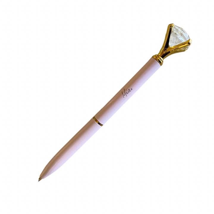 Mia - Wholesale Pen - Mia Jeweled Writing Pen Writing Pen - Mia Pen - Pink1