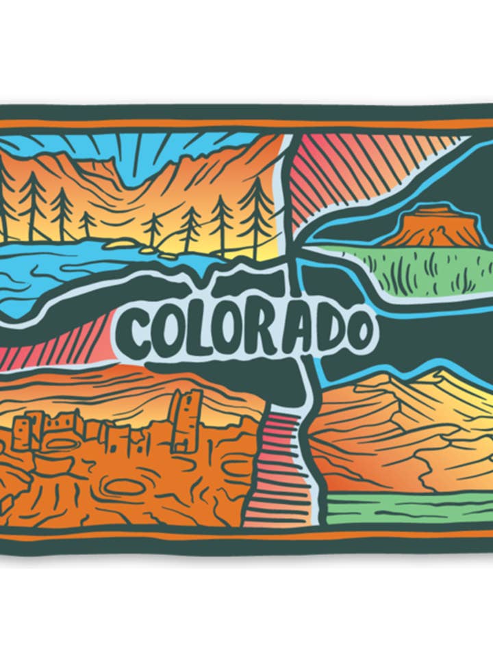Colorado Love Pegatina para venta al por mayor de Keep Nature Wild