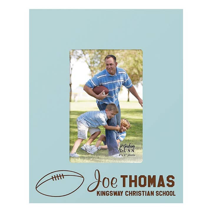 Cadre Photo Bleu - 9,75"H pour la vente par P. Graham Dunn