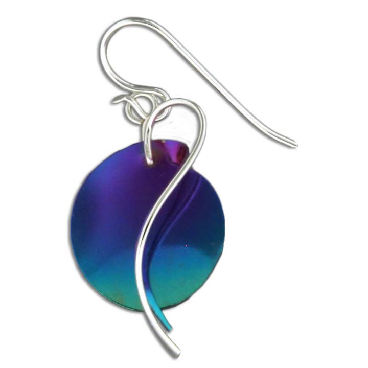 Mark Steel Jewelry - Wholesale Dangle Earrings - Flowing Circle Earring2