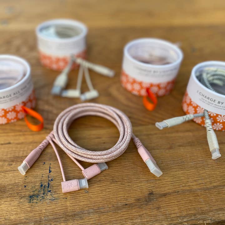 Tech Candy - Wholesale Charging Cable - ECO CHARGE LONG RANGE™ 6' WOVEN USB-C CABLE
