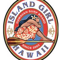 Island Girl Paddler Decal for wholesale by nalu blue