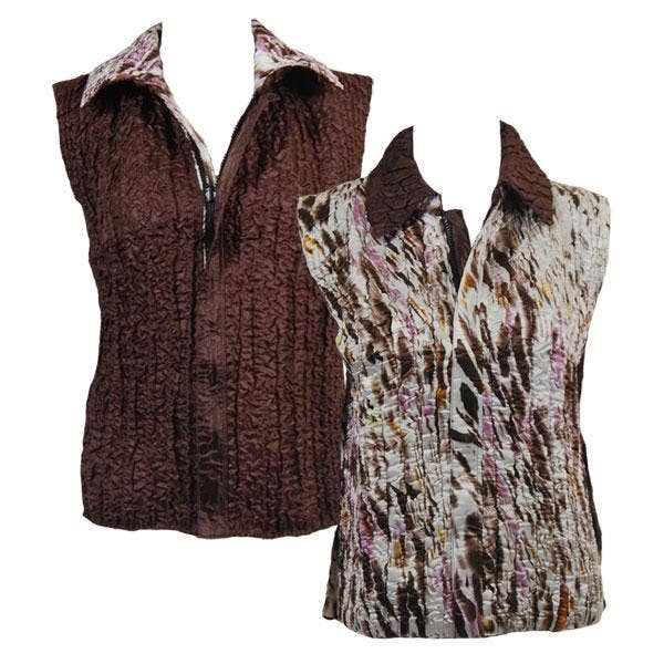 The Magic Scarf Company - Wholesale Outerwear Vest - Women's - 4537 - Quilted Reversible Vests26
