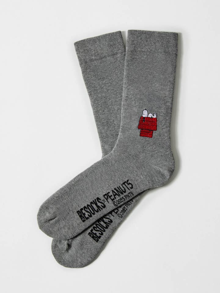 BeSnoopy House Bordado - 100% Organic Cotton Socks para venta al por mayor de BESOCKS
