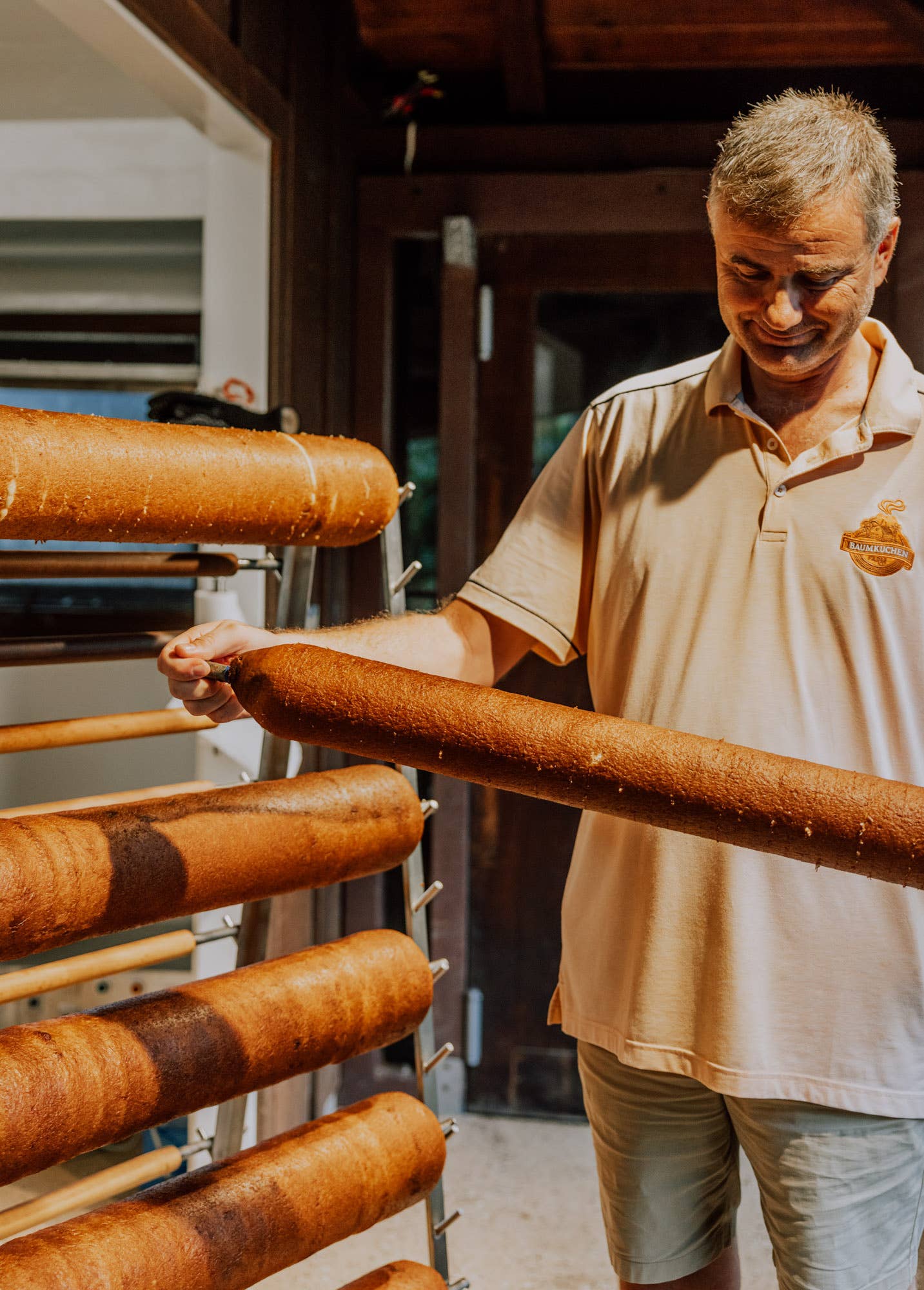 Baumkuchen Farm – wholesale Tårta – Macadamianöt Baumkuchen2