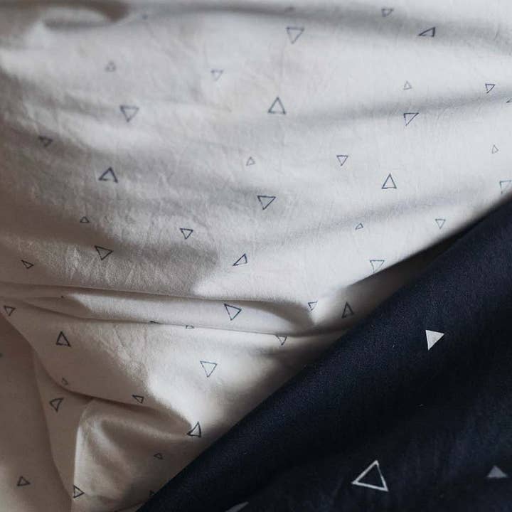 Cosmic Triangles Pillowcase for wholesale by Dewberry Kids