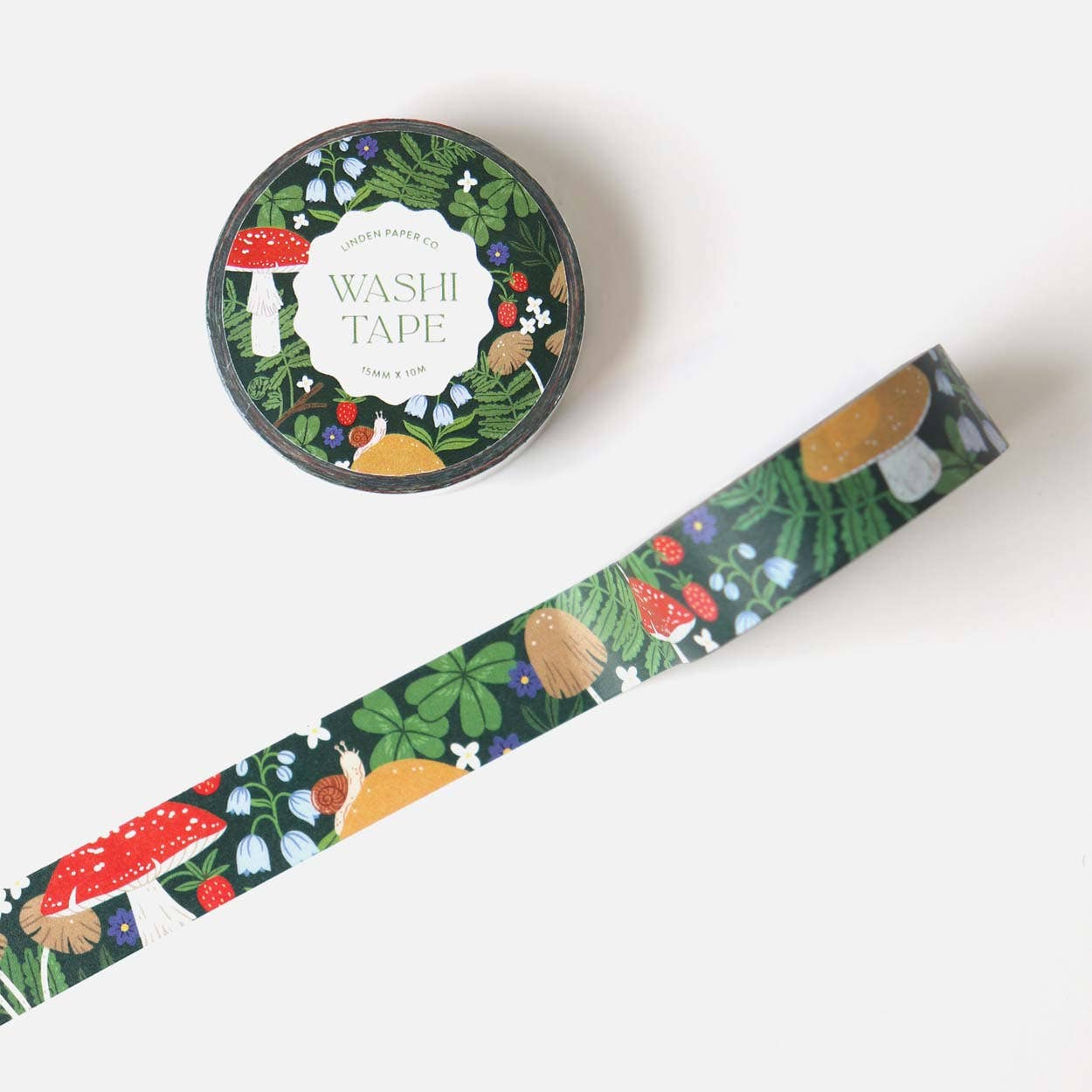 Linden Paper Co. - Wholesale Washi Tape - Mushrooms Washi Tape2