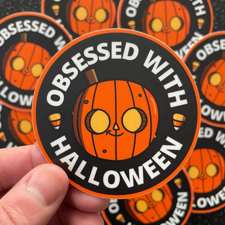 Halloween Sticker | Cute Halloween Sticker | Spooky Cute Sticker | Halloween Obsessed Sticker | Code Orange | Halloween Every Day for wholesale by Spooky Shake Studios