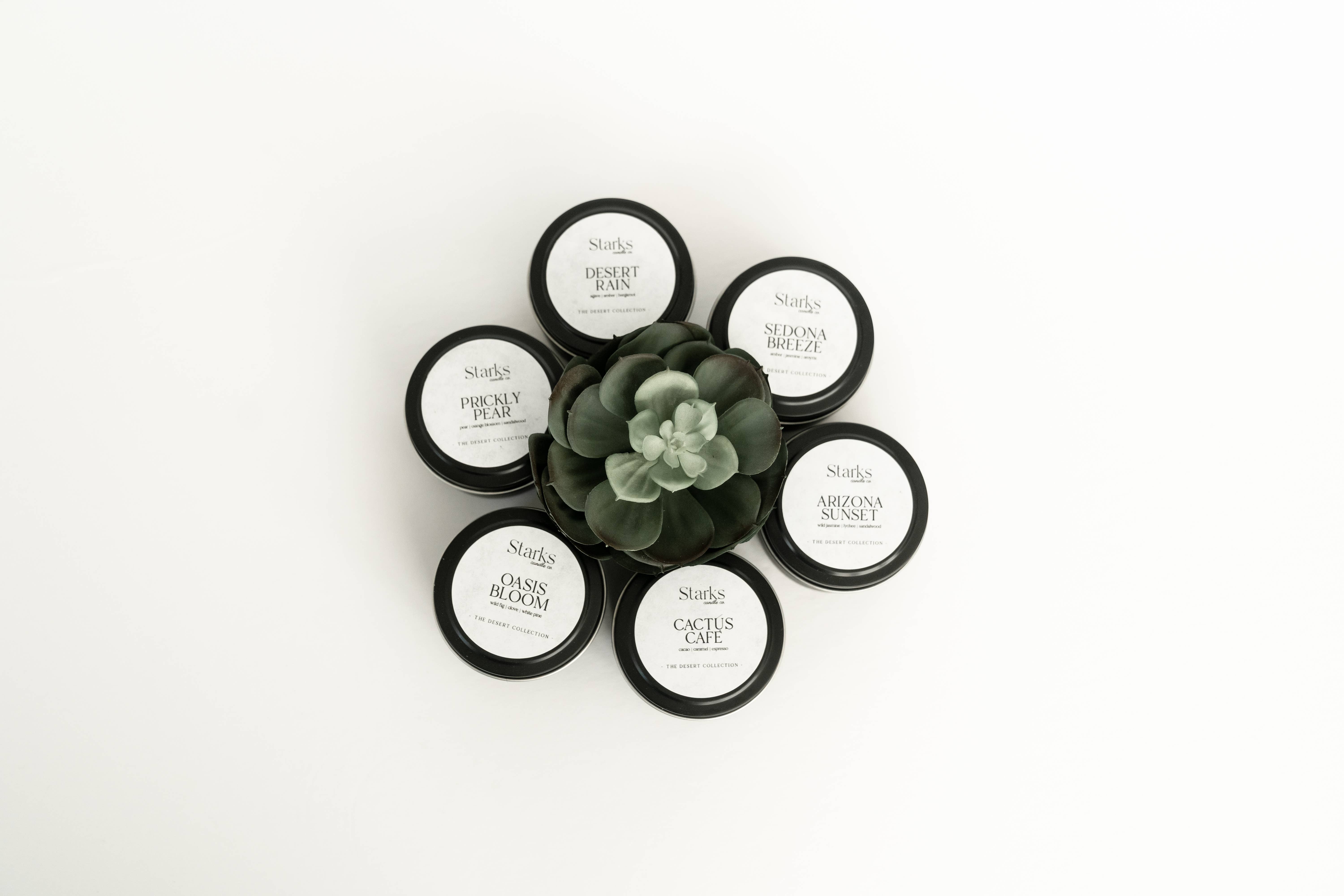 Starks candle co. - Vente Bougies de voyage - Bougie de voyage en boîte de figue de Barbarie1