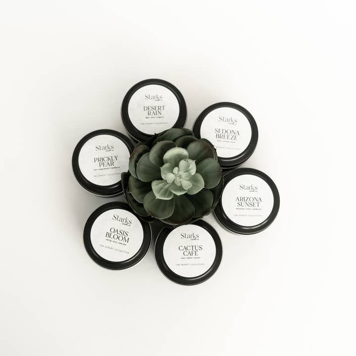 Starks candle co. - Vente Bougies de voyage - Bougie de voyage en boîte de figue de Barbarie1