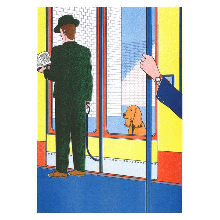 KIBLIND Atelier - Wholesale Poster - A3 poster - Simon Bailly - The subway