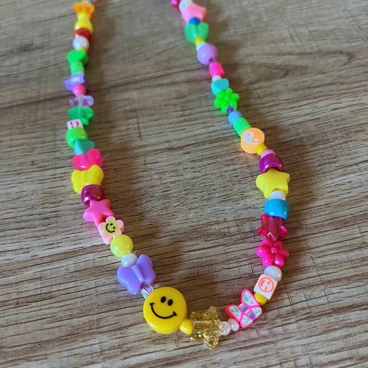 Wake and Make - Wholesale Kids Necklace - Kids - Kitschy Beaded Necklace11