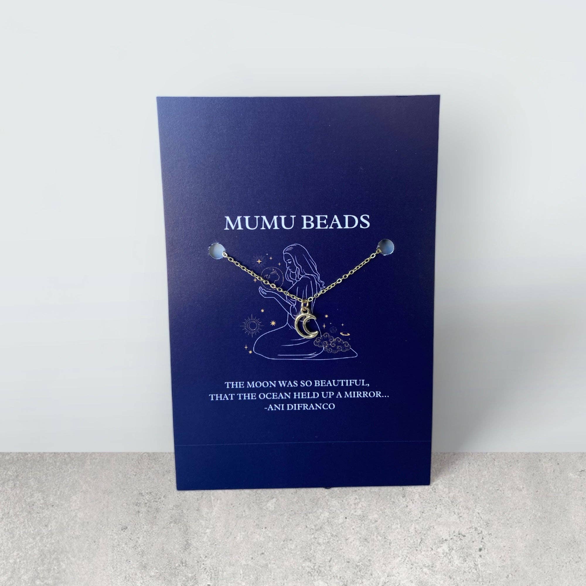 Mumu Beads - Wholesale Pendant/Charm Necklace - Classic Crescent Moon Necklace4