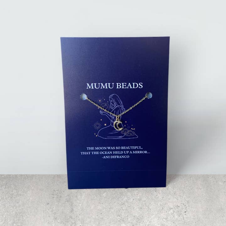 Mumu Beads - Wholesale Pendant/Charm Necklace - Classic Crescent Moon Necklace4