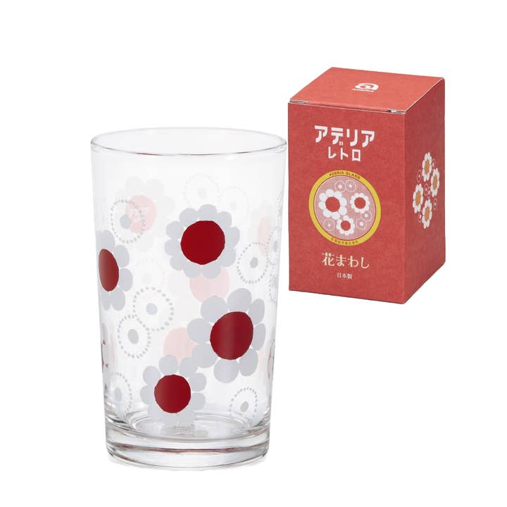 ADERIA - Wholesale Drinking Glass/Cup - ADERIA Retro | Short Tumbler | 7 Pattern Options5