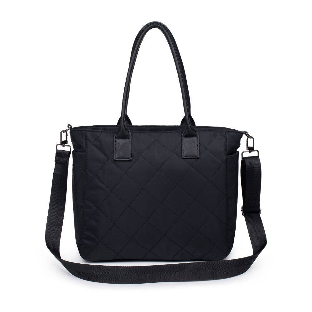 Sol and Selene - Venta al por mayor Bolsa de asa- Mujer - Bolso de nylon acolchado Motivator East West12