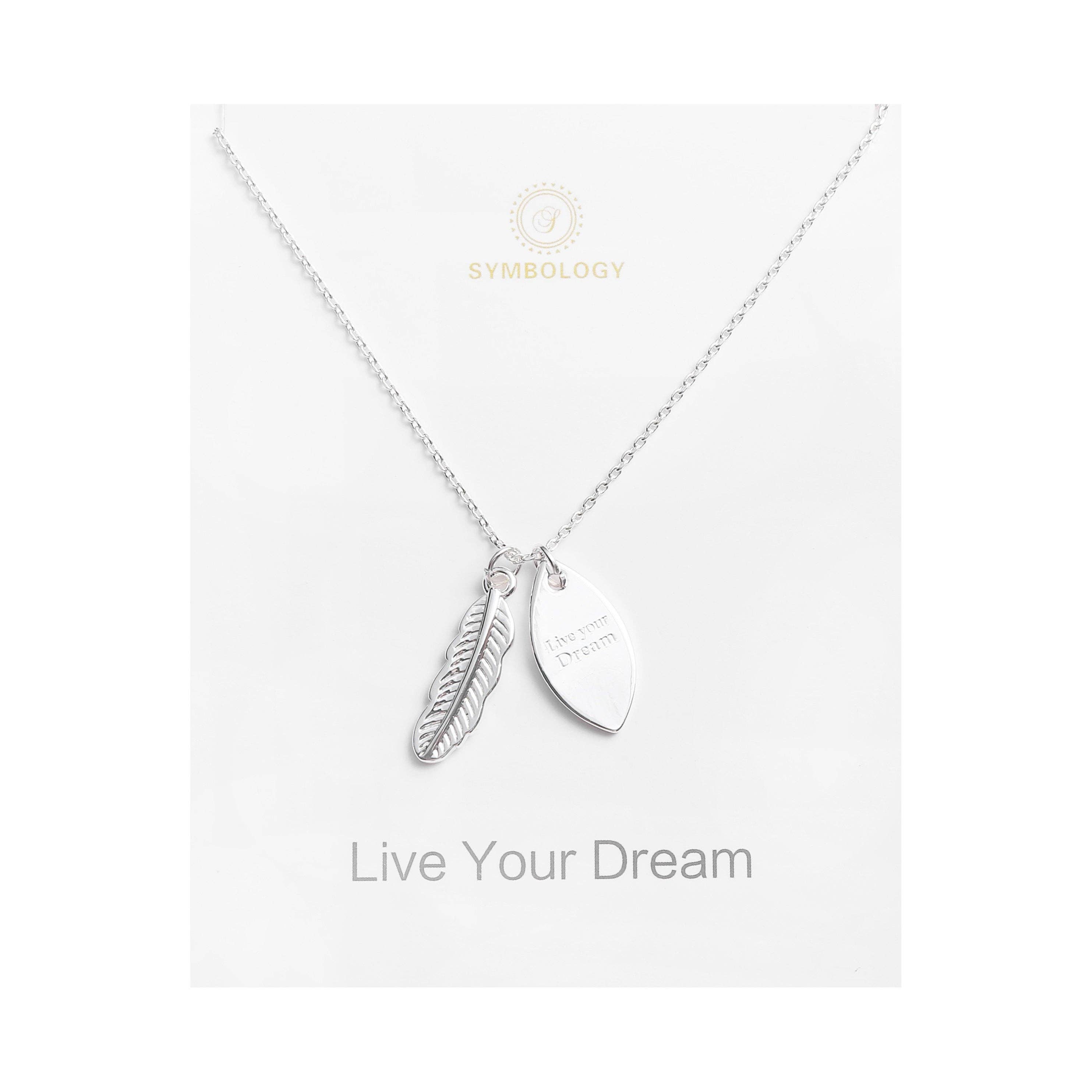 SYMBOLOGY JEWELLERY - Wholesale Pendant/Charm Necklace - Live Your Dream Necklace