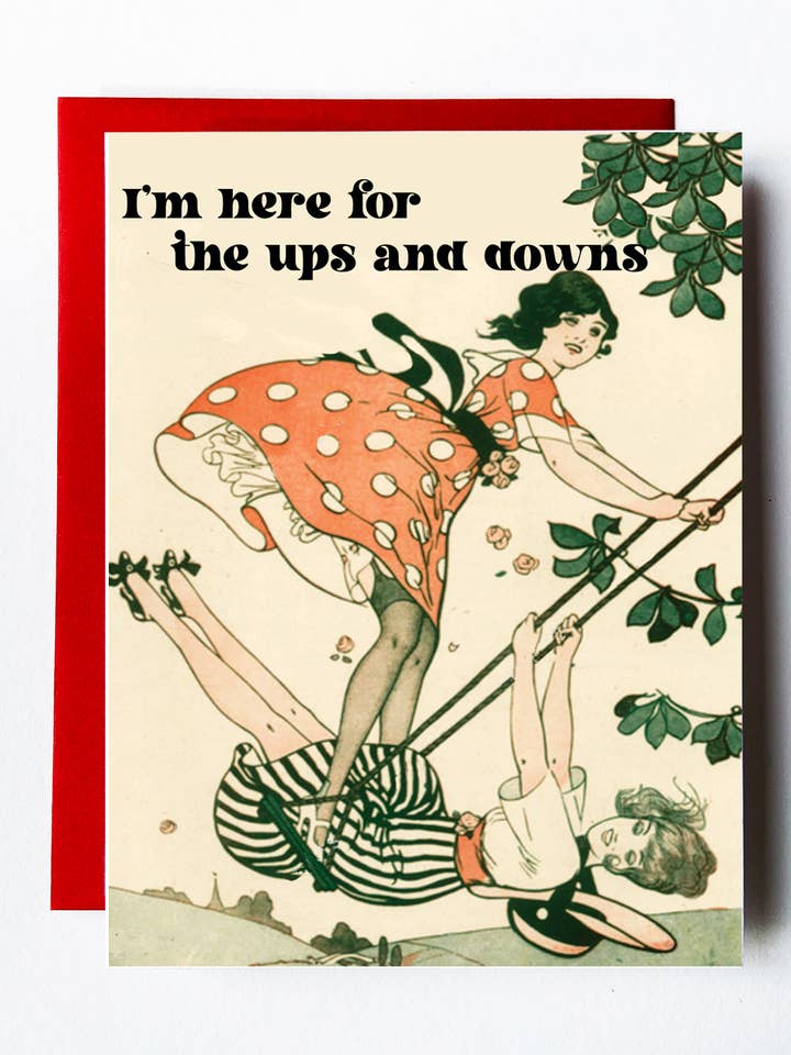Ups and Downs Friendship Card for wholesale by The Twentieth