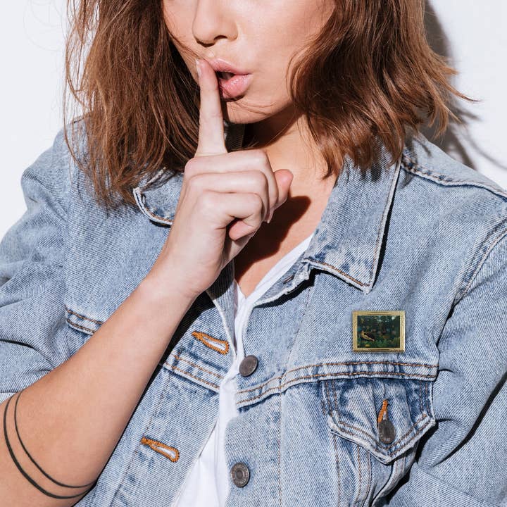 Real Sic – wholesale Lapel pin/button – Art Frame Enamel Lapel Paint Pin - The Dream Art Pin6