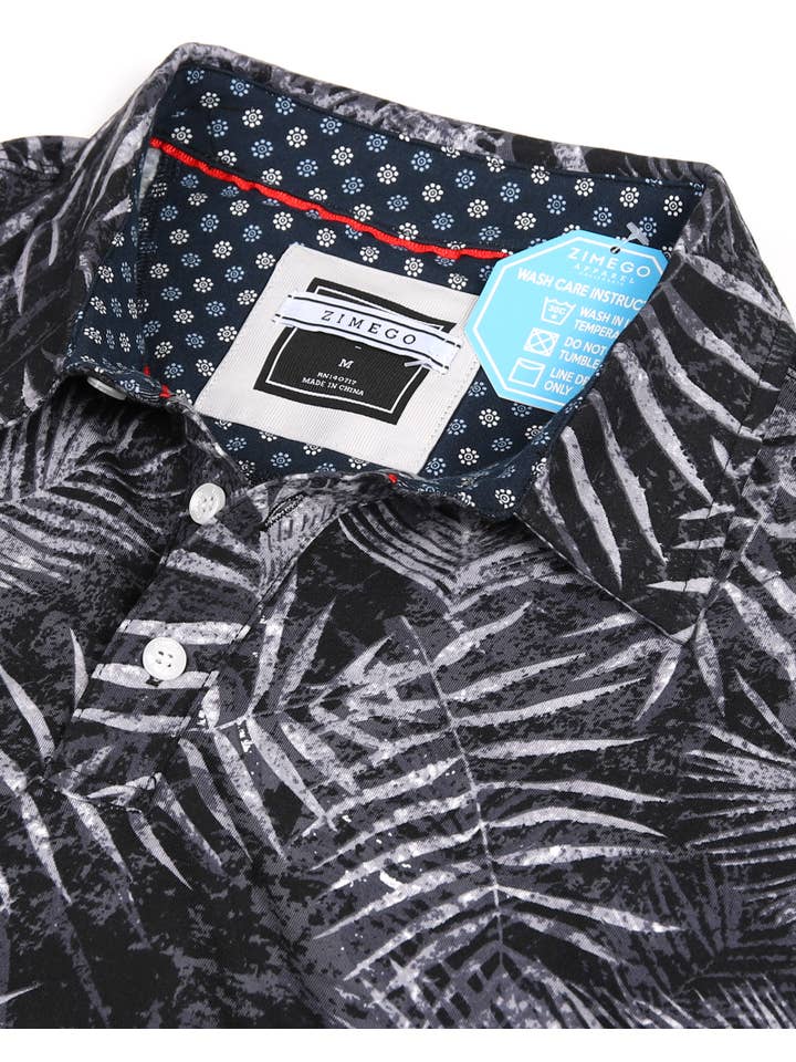 ZIMEGO - Wholesale Polo - Men's - Men's Short Sleeve Polo Neck Stretch Casual Golf Work Shirt8