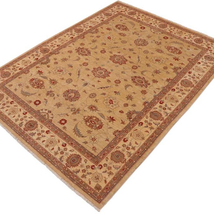 Alfombra Oriental Ziegler Sang Tan/Beige de Lana - 2,74 m x 3,58 m para venta al por mayor de Arshs Fine Rugs