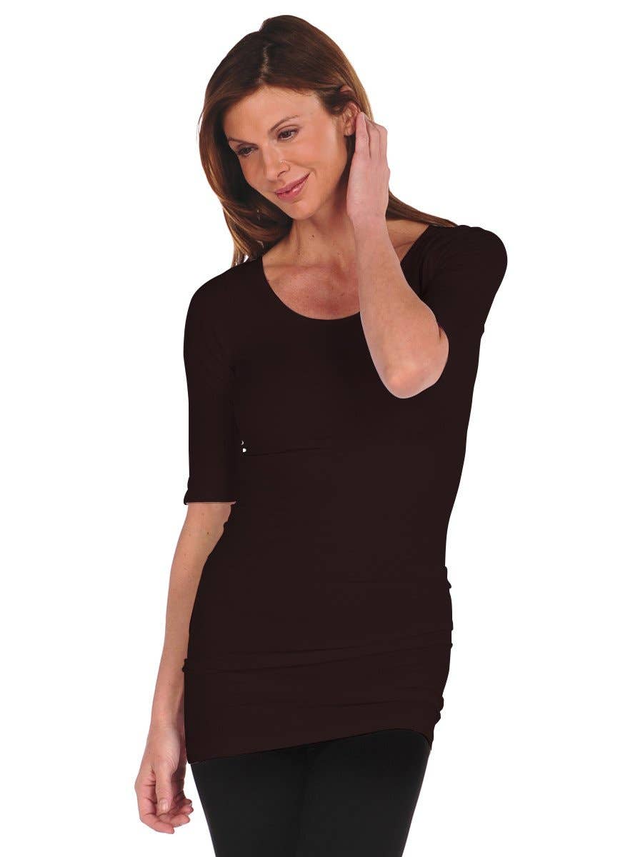 TINA Stephens Italy/Tees By Tina - Wholesale Dress - Women's - Ballet Reversible Sleeve Tunic Slip Dress (6TS)2