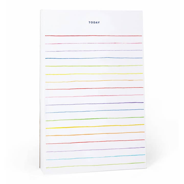 Multi Stripes Lined To Do Notepad for wholesale by E. Frances Paper