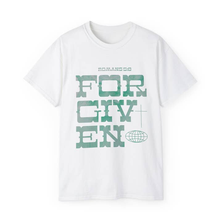 Forgiven T-Shirt Unisex 100% Cotton USA Tee Shirt for wholesale by VILNO Apparel