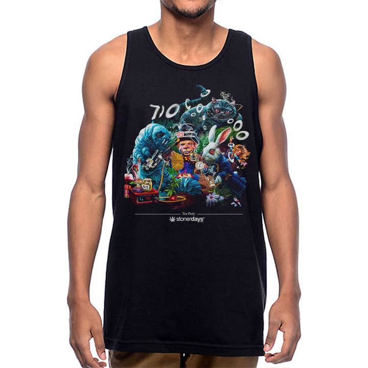 Tea Party Tank for wholesale by StonerDays Apparel