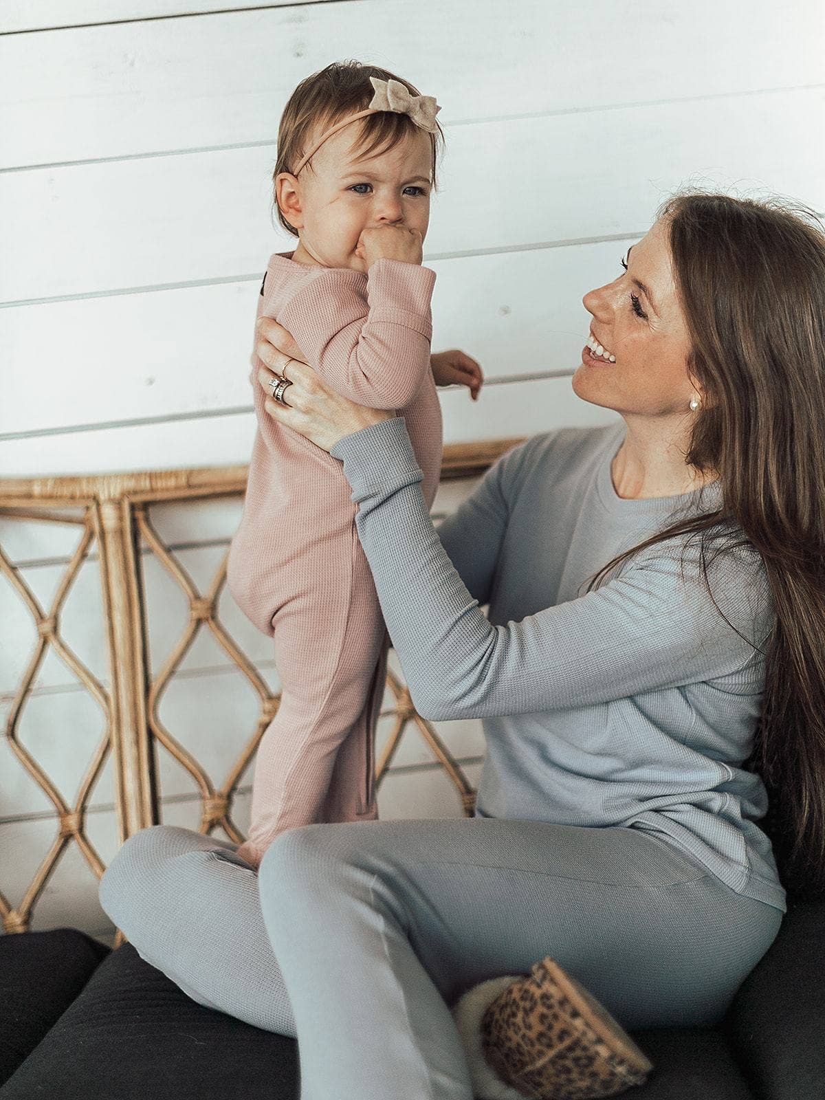 Modern Burlap - Wholesale Jumpsuit - Baby - Organic Thermal Zip Footie | Solids & Prints3