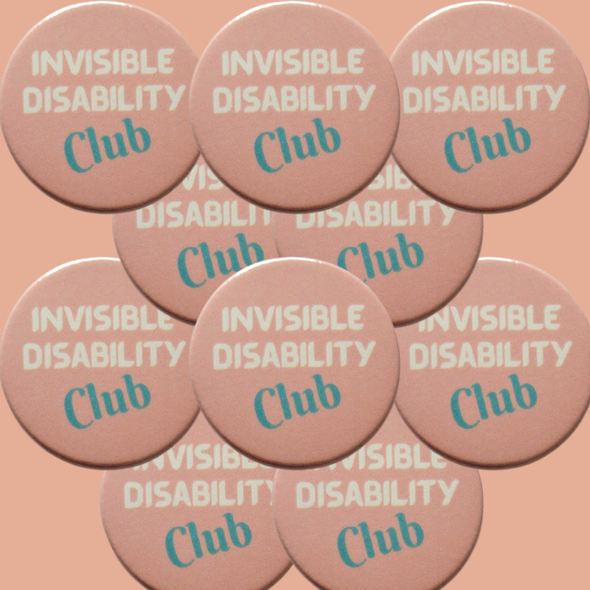 sent with Pride – wholesale Lapel pin/button –  Invisible disability club badges Pin badges 1